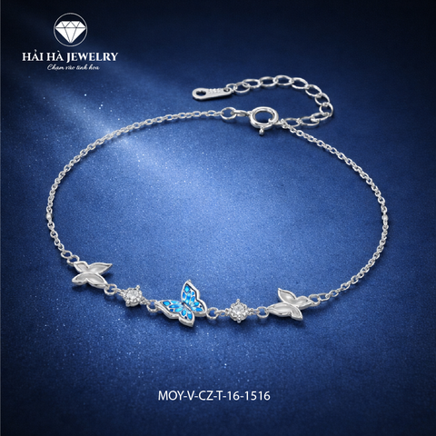 Vòng tay cánh bướm xanh – Bình yên của những chuyển động lặng | Hải Hà Jewelry