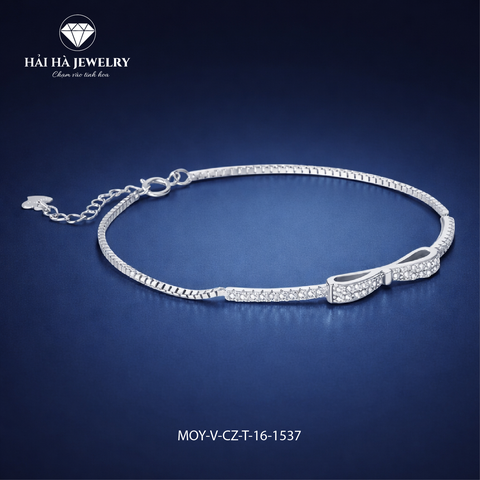 Vòng tay bạc đan cài tinh giản – Gắn kết nhẹ nhàng, bền lâu | Hải Hà Jewelry