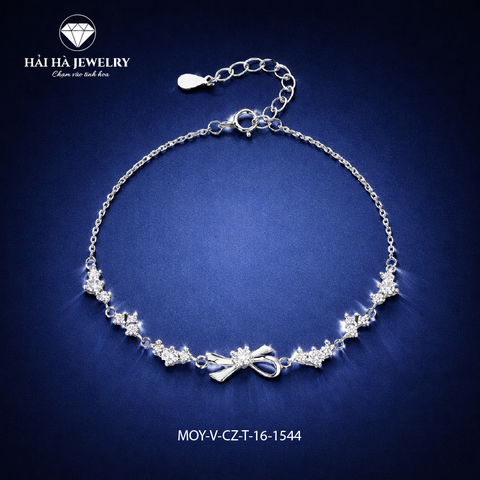 Vòng tay bạc nơ tinh tế – Dịu dàng trong từng điều được giữ gìn | Hải Hà Jewelry