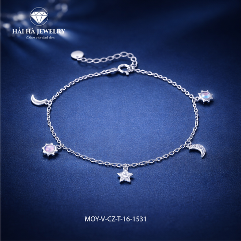 Vòng tay trăng sao ánh ngọc – Dịu êm theo nhịp riêng | Hải Hà Jewelry