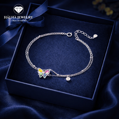 Vòng tay Bướm đa sắc – Những chuyển động nhỏ của niềm vui | Hải Hà Jewelry