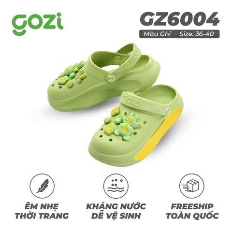 Dép Sục Nữ GOZI, Nhựa Eva Chống Trượt, Phong Cách Thời Trang GZ6004