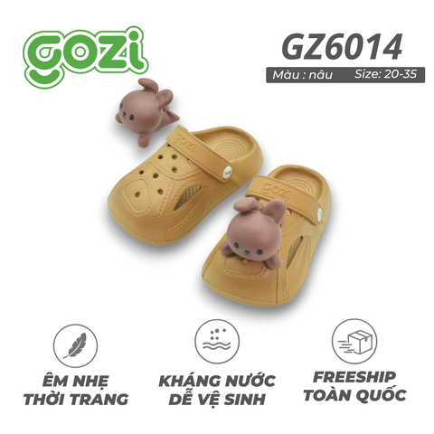 Dép Sục Trẻ Em GOZI, Nhựa Eva, Chống Trượt GZ6014
