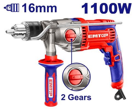 Máy khoan điện EMTOP đầu kẹp 16mm EMDL21101