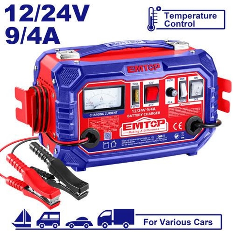 Máy sạc Bình ẮC QUY EMTOP - EFCR16011