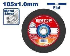 Đĩa cắt 105mm kim loại mài mòn emtop EACD101051