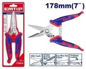 Kéo thợ điện 178mm emtop ECCT018701