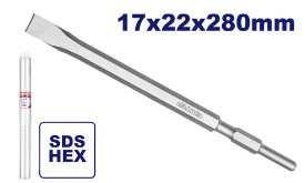 Mũi đục dẹp 17mm (Đuôi gài) ECHS072822