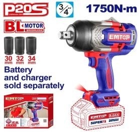 Thân máy Siết Bulong PIN Emtop lực siết 1750Nm mã ECIWL201751