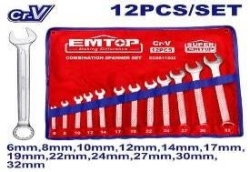 Bộ cờ lê kết hợp emtop ECSS11202