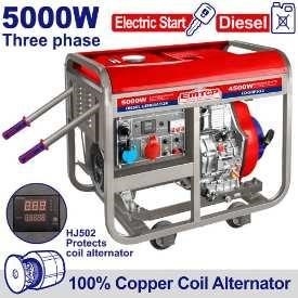 Máy phát điện chạy dầu Diesel emtop - EDGRF532
