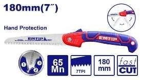Cưa gấp 7'' emtop EHASF1801
