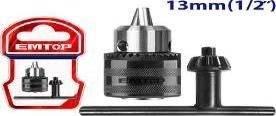 Đầu kẹp 13mm (sử dụng cho máy khoan điện) emtop EKCK1301