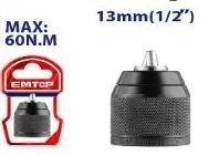 Đầu kẹp Autolock 13mm (sử dụng cho máy khoan PIN) EKCY13201