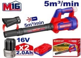 Bộ máy thổi bụi PIN emtop 16.8V - ELAB168082