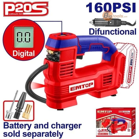 Thân máy bơm hơi PIN EMTOP ELAC2012