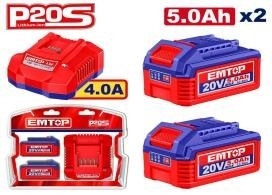 Bộ pin và bộ sạc Lithium-Ion emtop ELBCPK2513