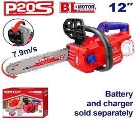 Thân máy cưa xích PIN EMTOP ELGA20128