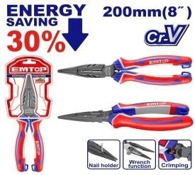 Kìm cắt trợ lực 30% 8 inch emtop EPLRHD0821