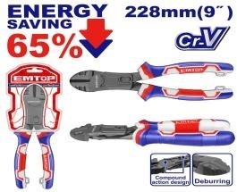 Kìm cắt trợ lực 65% 9 inch emtop EPLRCD0951
