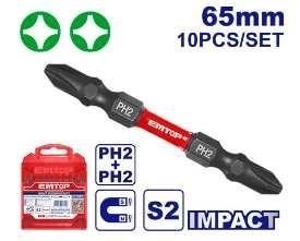 Mũi bắt vít 2 đầu emtop 65mm ESBTMPH233