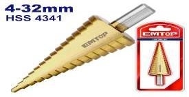 Mũi khoan bước EMTOP (Khoan được INOX mỏng) ESDL43233