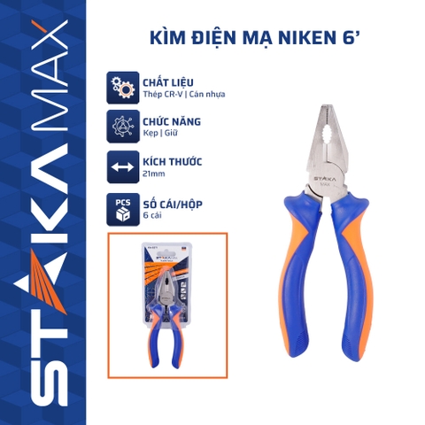 KÌM ĐIỆN 6'' MẠ NIKEN STAKAMAX KA-0271