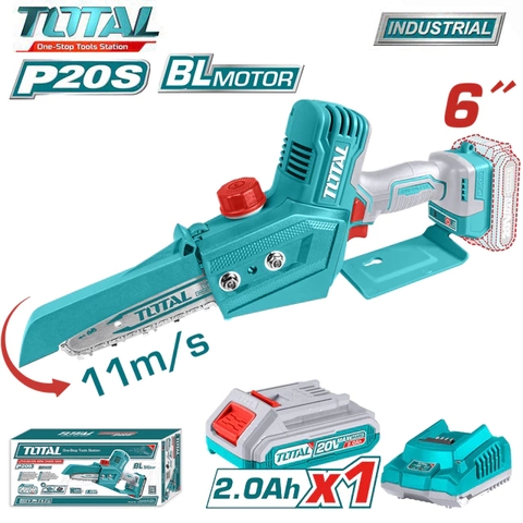 Bộ Máy cưa xích mini dùng pin 20V Total TGSLI2068