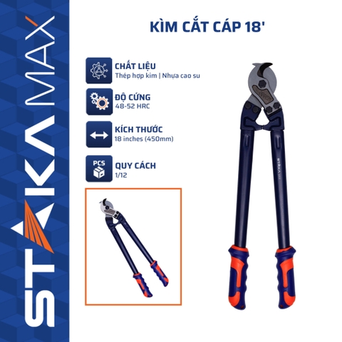 KÌM CẮT CÁP 18'' STAKAMAX KA-0840