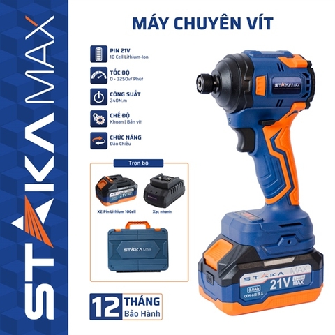 Máy Chuyên Vít Pin STAKA 240Nm KA-2915