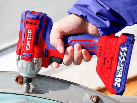 Bộ máy siết vít PIN EMTOP lực siết 170Nm MÃ ECDLIR20221