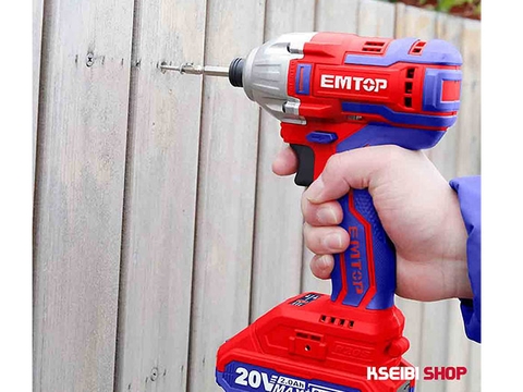 Bộ máy siết vít PIN EMTOP lực siết 170Nm MÃ ECDLIR20221