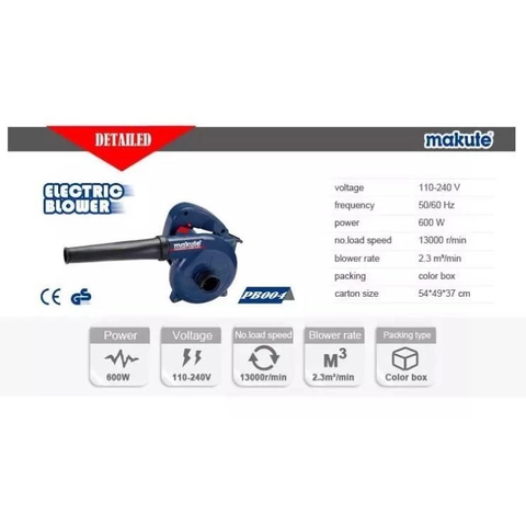 Máy thổi bụi Makute PB004 | Công suất 600w