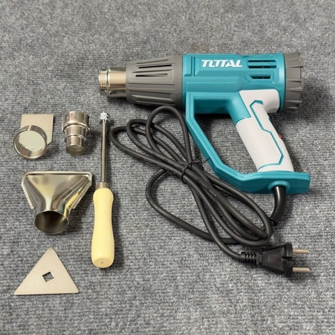 Máy khò nhiệt, thổi hơi nóng 2000W Total TB20078 - Có thể điều chỉnh nhiệt độ với nắp xoay phía sau để điều khiển