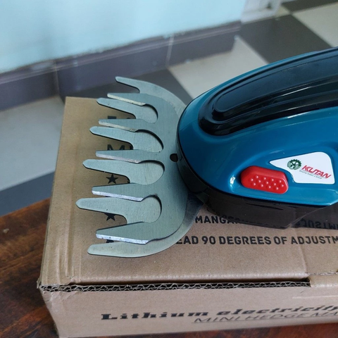 Máy cắt tỉa hàng rào cắt cây cảnh KUTAN động cơ lõi đồng 100% - chân pin phổ thông 4cm