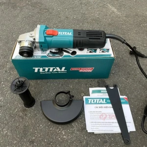 [ĐĨA 100MM] Máy Mài Góc 900W TOTAL TG109100565 Có Công Tắc Điều Chỉnh Tốc Độ, Đường Kính Đĩa 100mm
