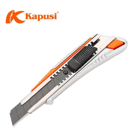 Dao Rọc Giấy KAPUSI Cán Nhôm k-8743 Siêu Bền