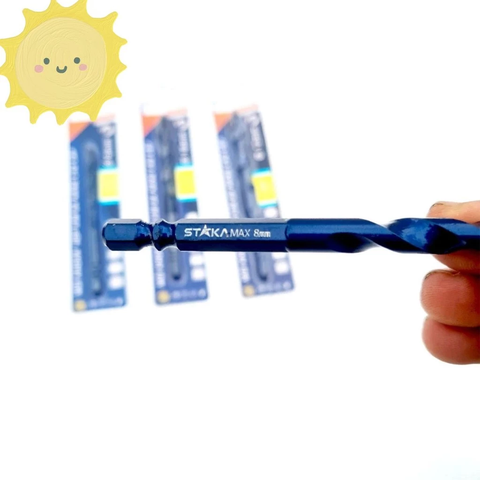 Bộ 4 mũi khoan đa năng cao cấp số 6,8,10,12mm Staka chính hãng MÀU XANH DƯƠNG