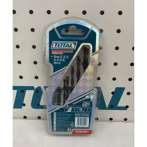 Hỏa Tốc Bộ 8 mũi khoan kim loại TOTAL TACSD0801 loại tốt