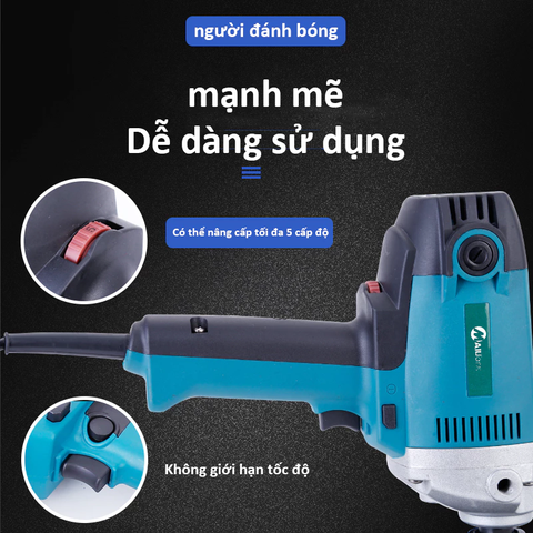 Máy Chà Nhám Máy Đánh Bóng Xe Hơi 5 Inch Mailtank SH16, Máy Đánh Bóng 900W Cốt 16mm Bảo Hành 6 Tháng