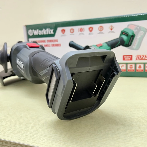 [TẶNG LƯỠI CẮT ĐA NĂNG] Máy Mài Pin WORKFIX WF-AG100PRO, Không Chổi Than, Công Tắc Lưng, 3 Tốc Độ, 4 tính năng