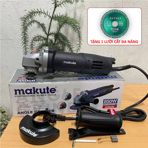 [TẶNG LƯỠI CẮT ĐA NĂNG] Máy mài góc chính hãng Makute AG016 Máy mài góc Makute AG016 / AG017sử dụng motor lõi đồng