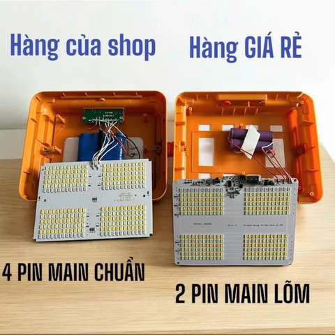 Đèn Năng Lượng Mặt Trời Đa Năng Cầm Tay 300W, Tích Điện Chống Nước IP66, 5 Chế Sáng, Có Đèn Cảnh Báo