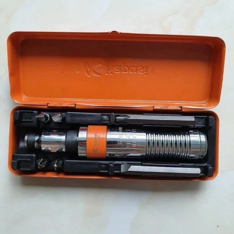 Bộ Tua Vít Đóng Đảo Chiều 7 Chi Tiết Cao Cấp Kapusi K-7192 JAPAN Thép S2 Siêu Cứng