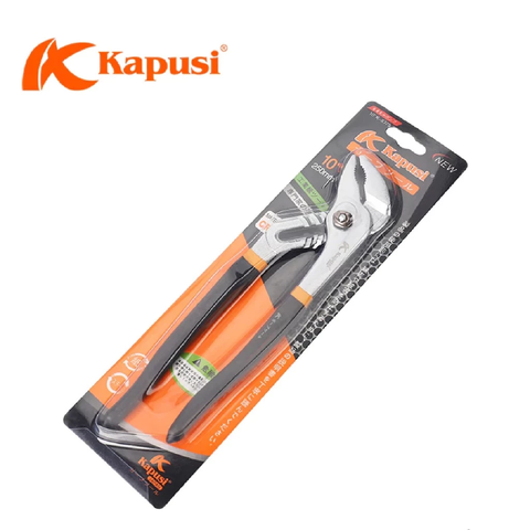 Kìm mỏ quạ cao cấp Kapusi kích cỡ 10 inch, 12 inch chất liệu thép CR-V, kìm mỏ quạ vặn đai ốc đa năng