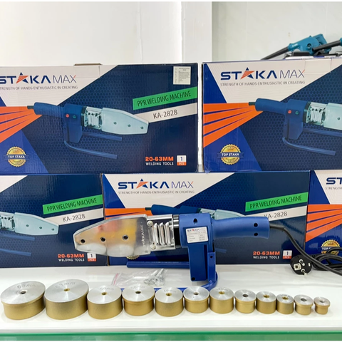 Máy Hàn Nhiệt, Máy Hàn Ống Nước 6 Đầu 20-63mm Công Suất 800W STAKA KA-2828