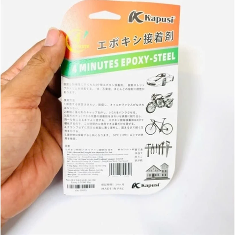 Keo Epoxy AB 2 Thành Phần 3 Ton E705 20g, 56,7g Kapusi
