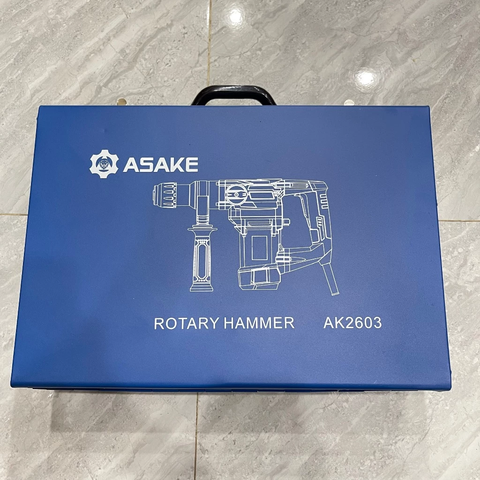 Máy Khoan Đục Asake AK2603 Công Suất 1100W 2 Chức Năng Tặng Kèm 2 Mũi Đục Và 3 Mũi Khoan