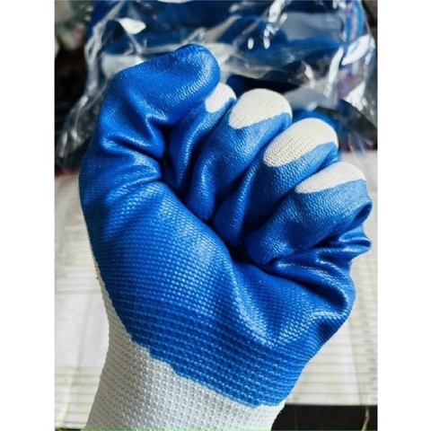 Găng Tay Lao Động Kapusi, Staka Bao Tay Bảo Hộ Độ Bám Cao Chống Dầu Mỡ, Nhớt, Dùng phun sơn cơ khí sửa chữa máy móc