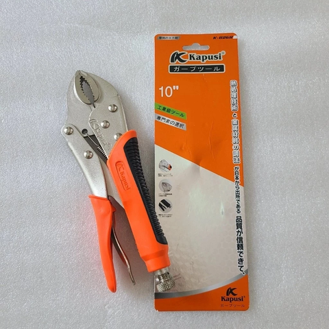 Kìm Bấm Tay Bọc Nhựa, Kìm chết 10 inch 250mm Thép CRV Kapusi K-8268